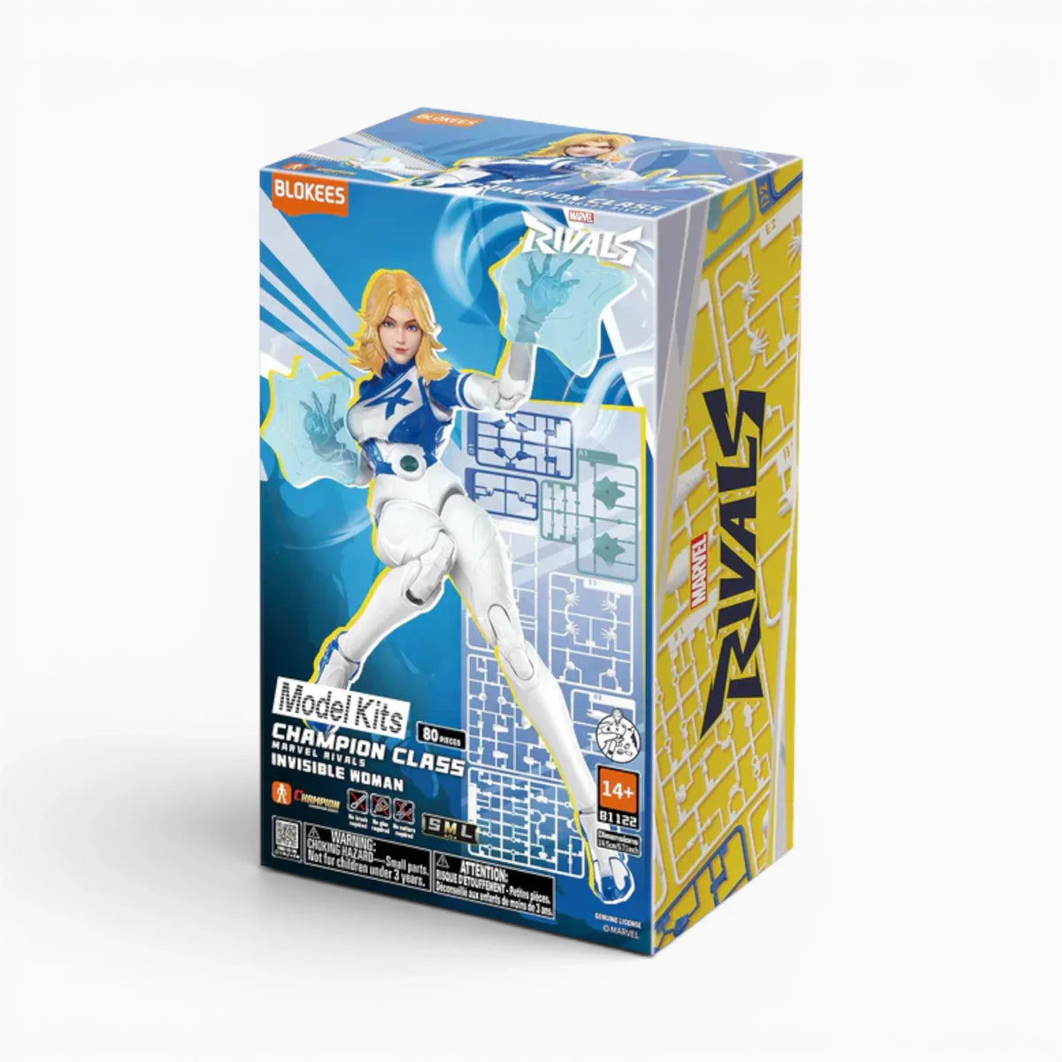Blokees Marvel Rivals Invisible Woman Action Character - Model Kit
