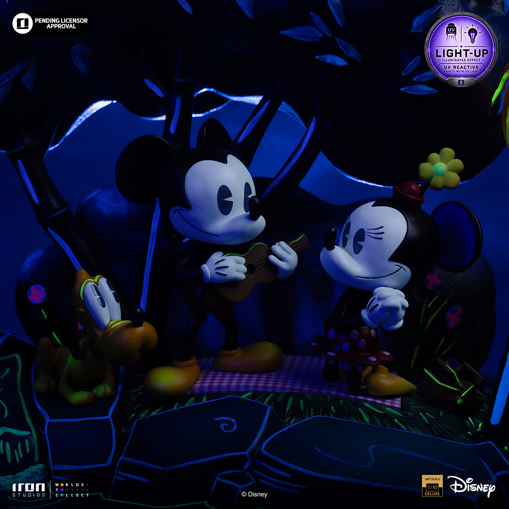 Pre-Order - Statue Mickey, Minnie and Pluto's Day at the Park - Disney Classics - Deluxe Art Scale 1/10