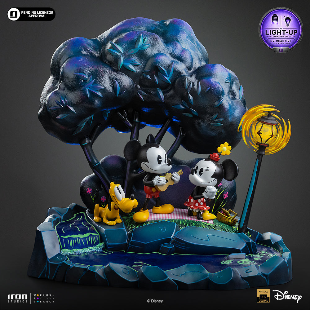 Pre-Order - Statue Mickey, Minnie and Pluto's Day at the Park - Disney Classics - Deluxe Art Scale 1/10