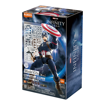 Blokees Captain America Action Character - Model Kit