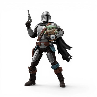 Blokees Din Djarin & Grogu Action Character - Model Kit