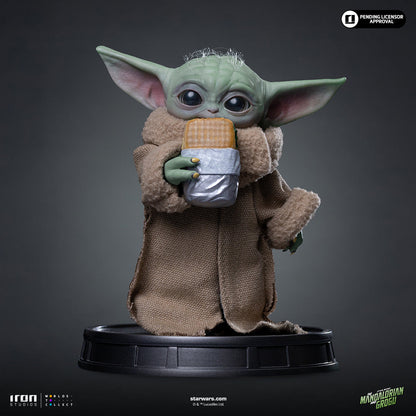 Grogu Food Cart Snack Statue - Iron Studios Mandalorian and Grogu Collection