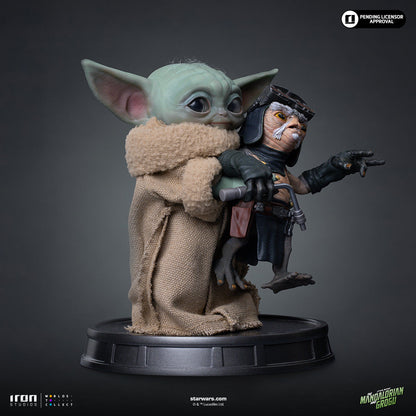 Grogu No Squeezy Statue - Iron Studios Mandalorian and Grogu Collection
