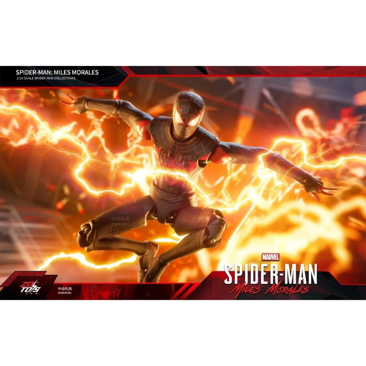 ZD Toys Spiderman Miles Morales Action Figure