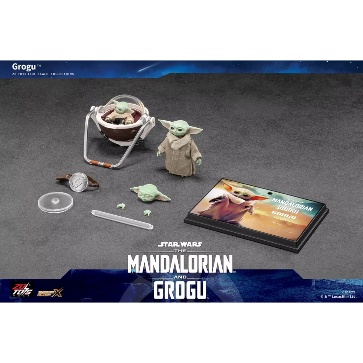 ZD Toys Grogu The Child Action Figure