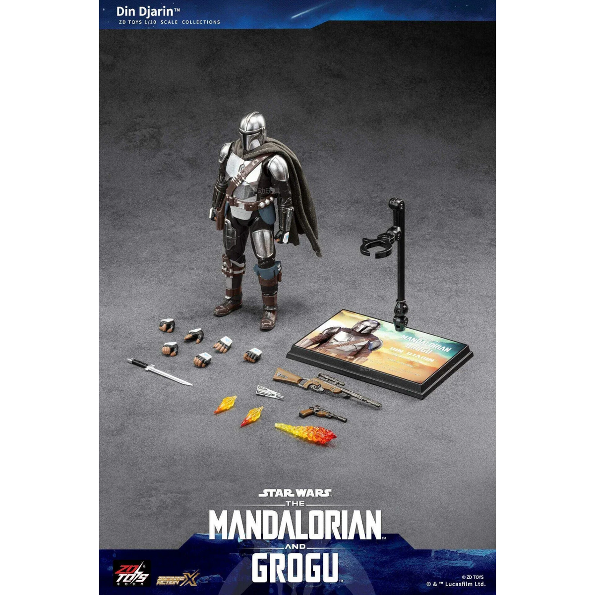 ZD Toys The Mandalorian Action Figure