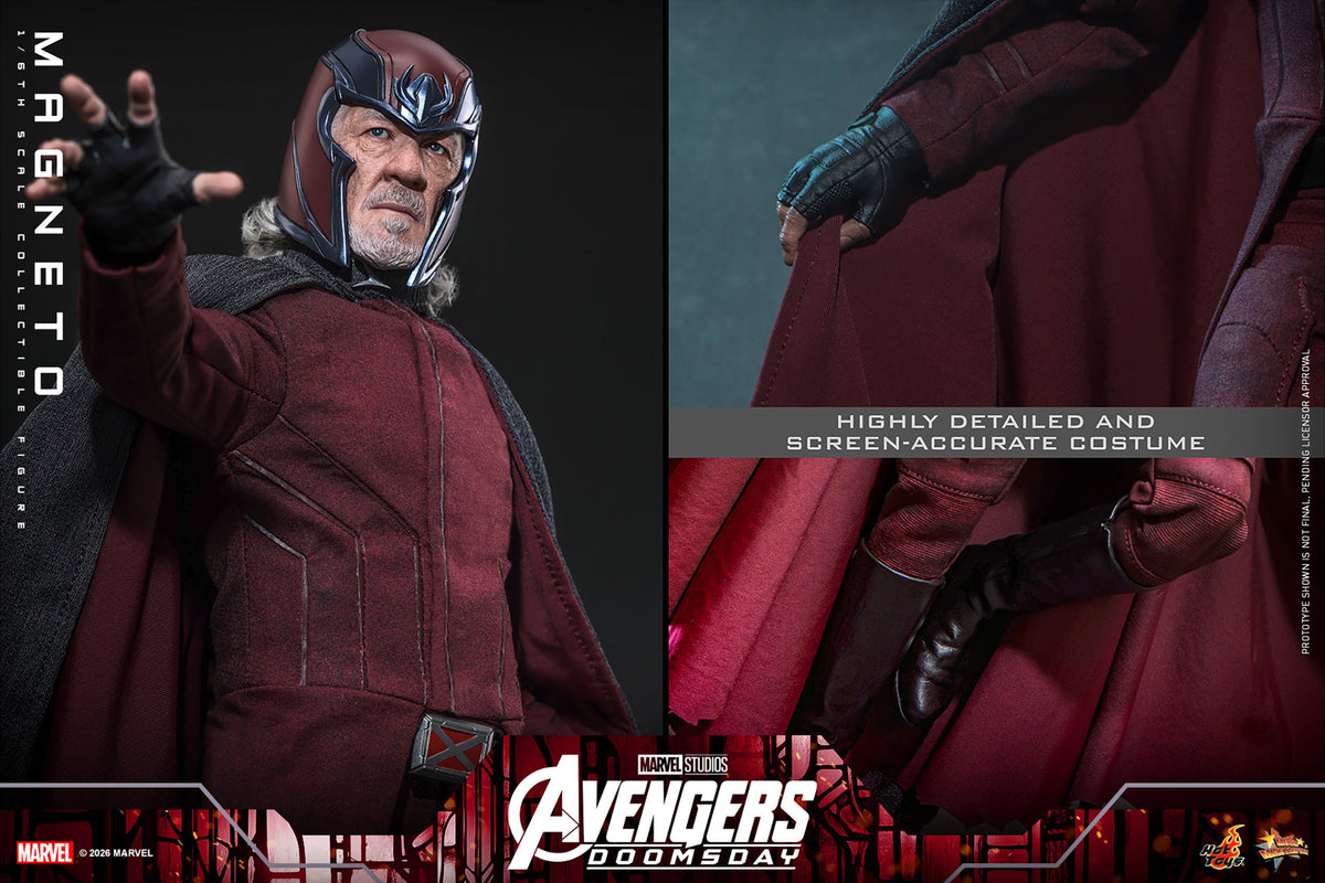 Hot Toys Magneto (Avengers: Doomsday) 1/6 Scale Action Figure